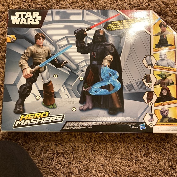 Star Wars Hero mashers Luke skywalker versus Darth Vader - Picture 2 of 6